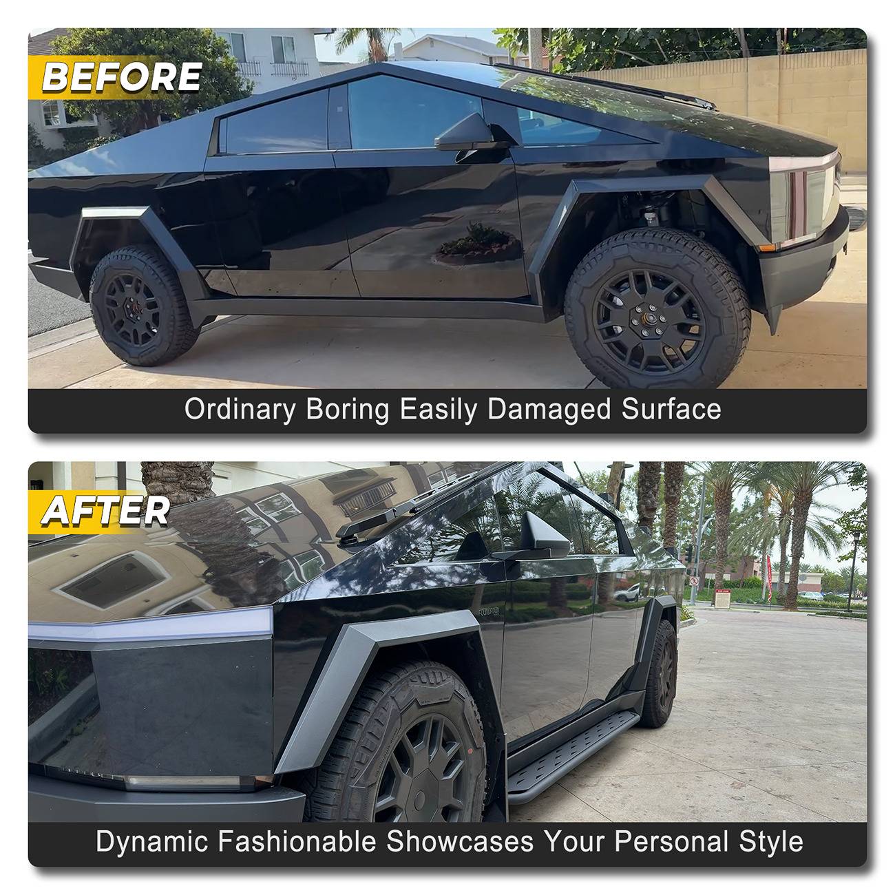 Tesla Cybertruck Upgraded Cybertruck Running Boards 2.0 is 10% off on Amazon! 画板 11