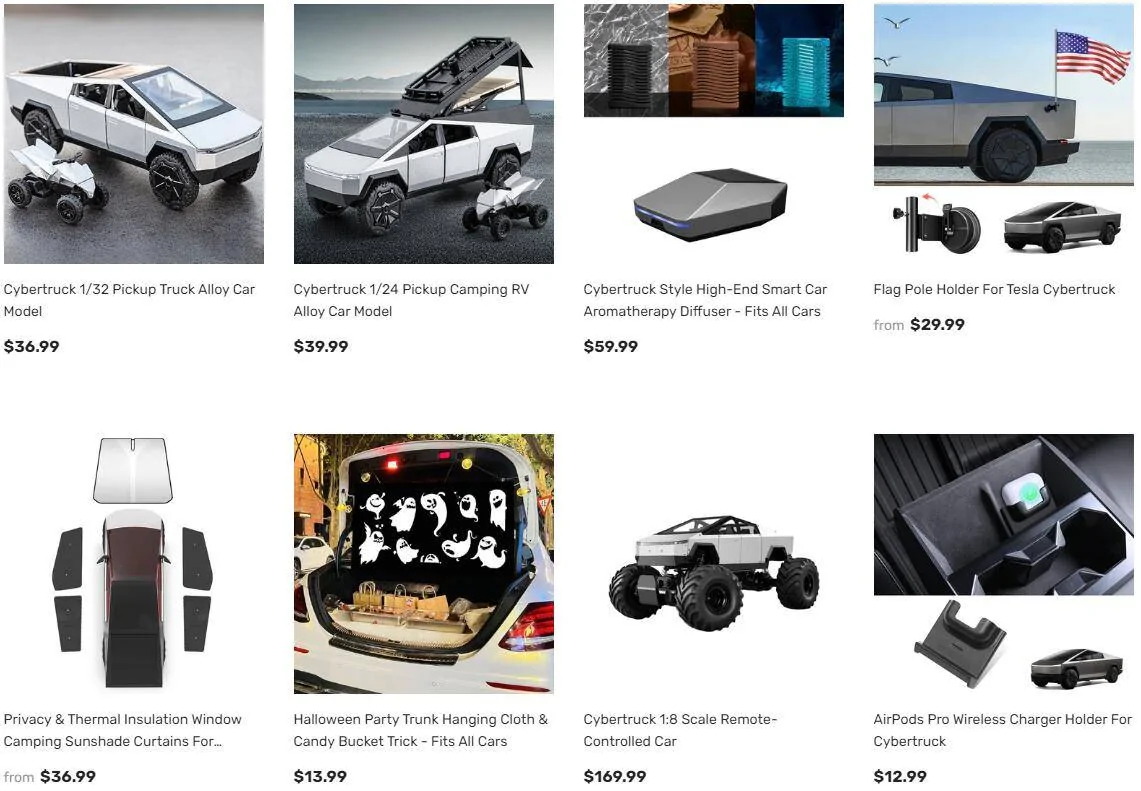 Tesla Cybertruck 🎃👻 Trick or Treat! 🚗 Free gift on orders over $399 – Get a 1:32 Cybertruck model 🎃👻 01