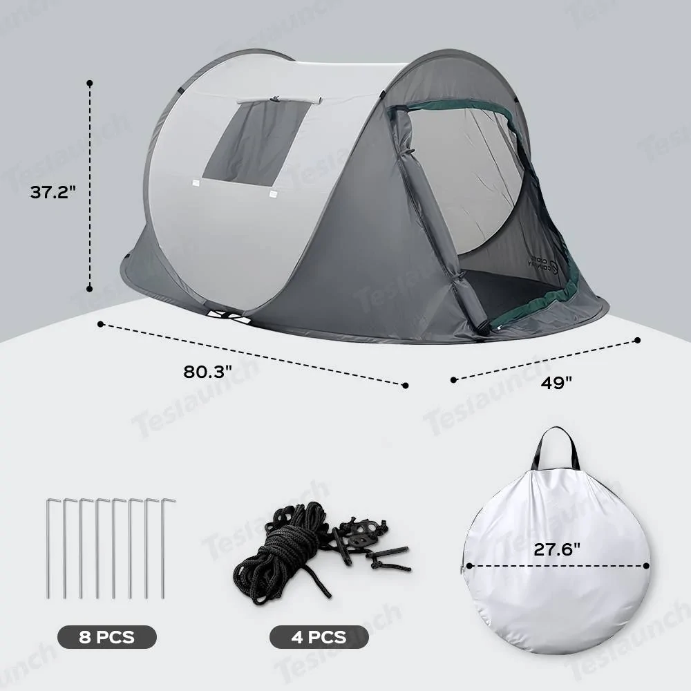 Tesla Cybertruck Teslaunch's Portable Trunk Bed Pop-Up Camping Tent for Your Cybertruck! Affordable Camping for Road Trips 🚘⛺ 1