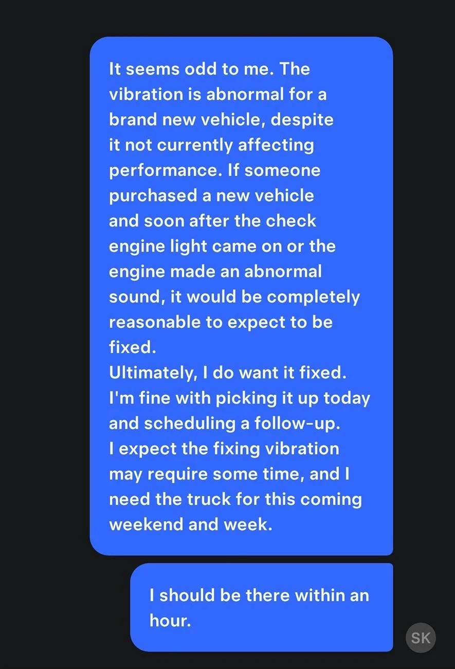 Tesla Roadster 2nd gen Slight Regen Vibrate at 42-46 MPH 1000007448