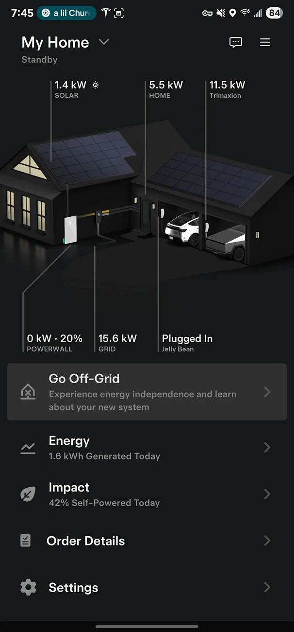 Tesla Roadster 2nd gen Solar, Powerwall, Charger, CT.....now Powershare? 1000017627