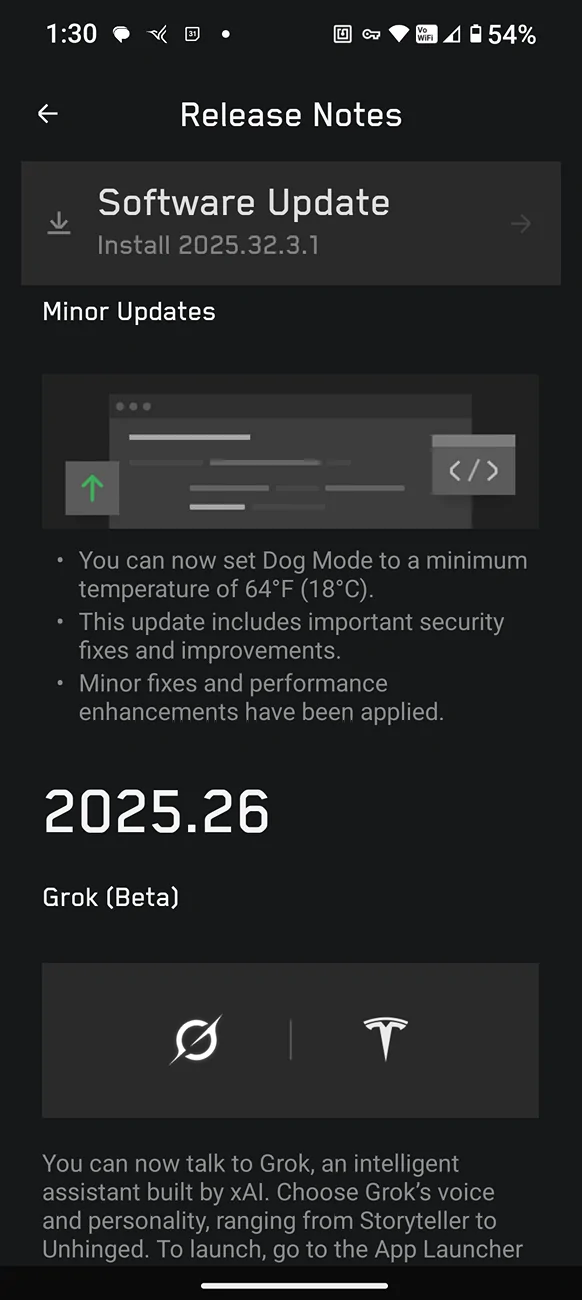 Tesla Roadster 2nd gen 2025.32.3.1 Update Now Live 🚨 1000043546