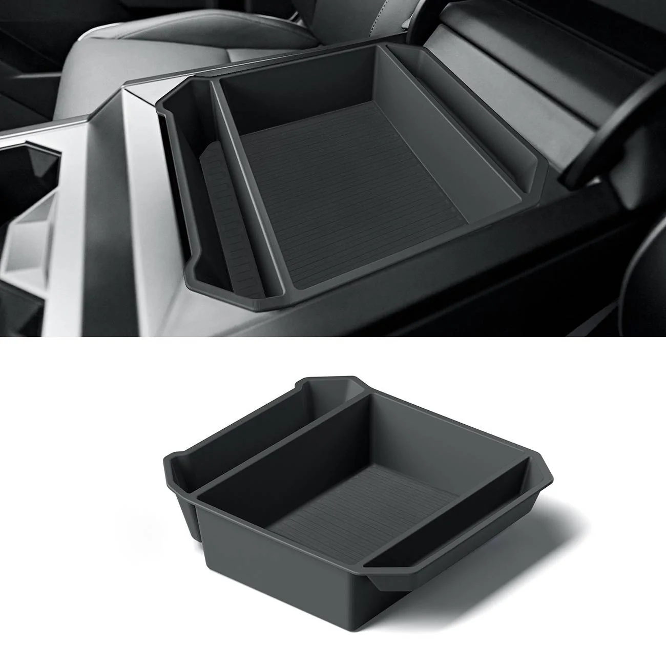 Tesla Cybertruck cybertruck Upgraded Center Console Organizer Tray On Sale for Black Friday 1600