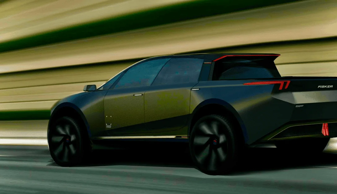 Tesla Roadster 2nd gen Fisker Motors CEO Teases Aggressive EV Pickup In Concept Render 1609624555434