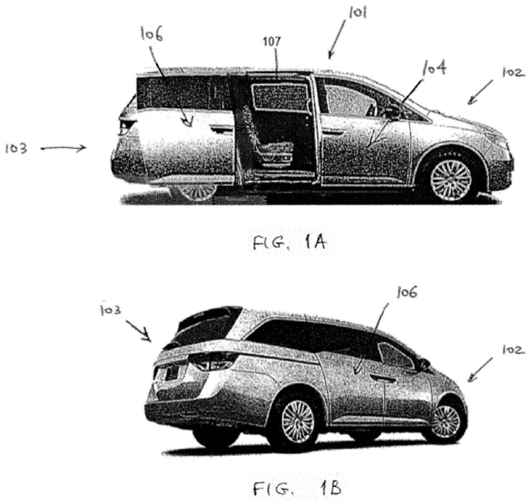 Tesla Roadster 2nd gen Rivian develops a sliding door patent, hinting toward a minivan 1632255123480