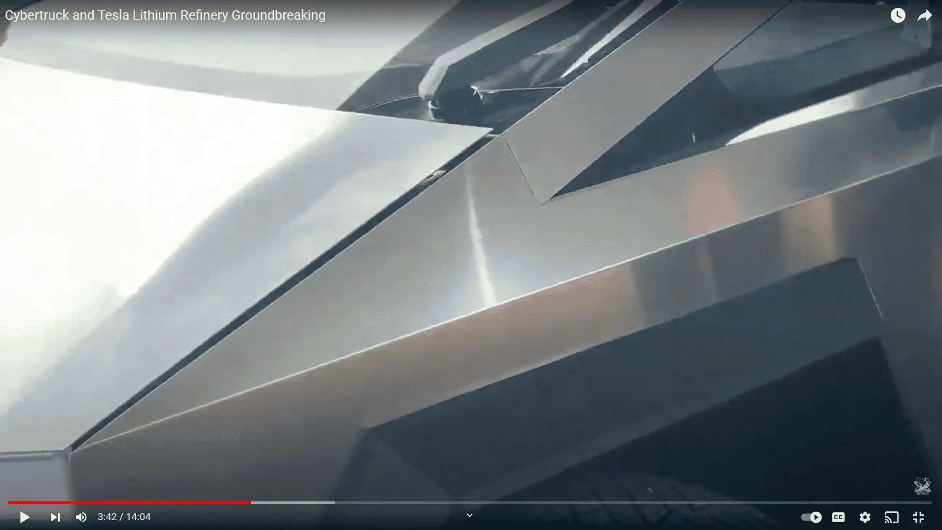 Tesla Roadster 2nd gen Cybertruck bed rack / tool rack + accessories (shovels) first look! 🧰 1683586030090