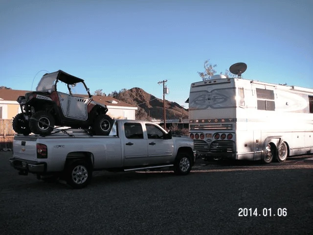 Tesla Roadster 2nd gen Flat towing the Cybertruck, "It's a giant battery for my RV", etc 1691428870508