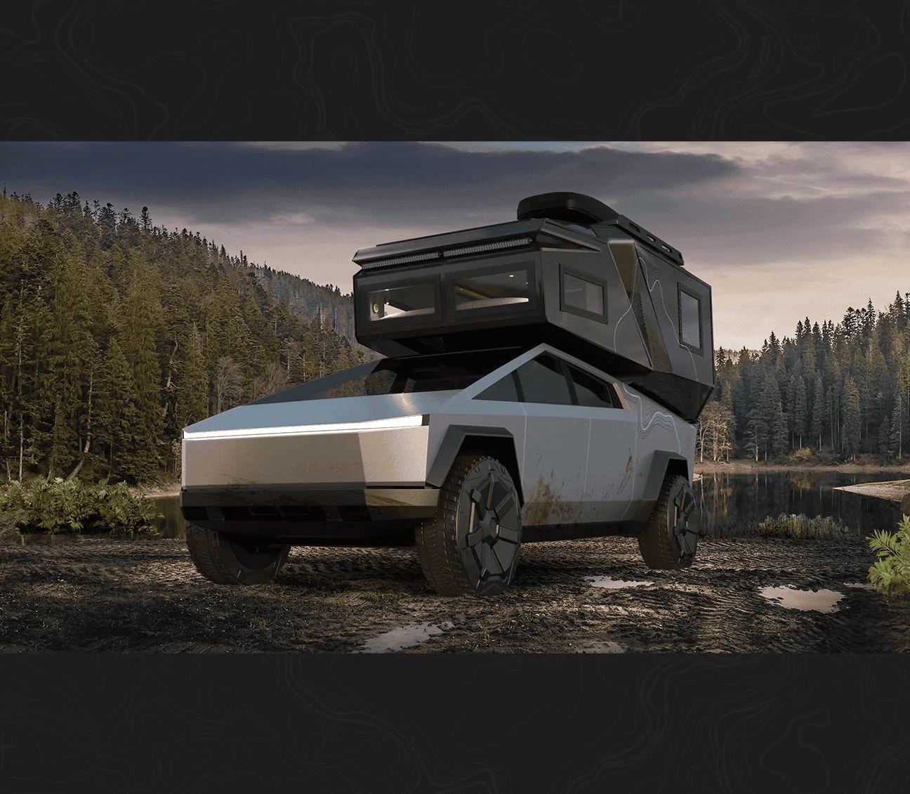 Tesla Roadster 2nd gen Truck Camper Options w/ Pics 1695595201501