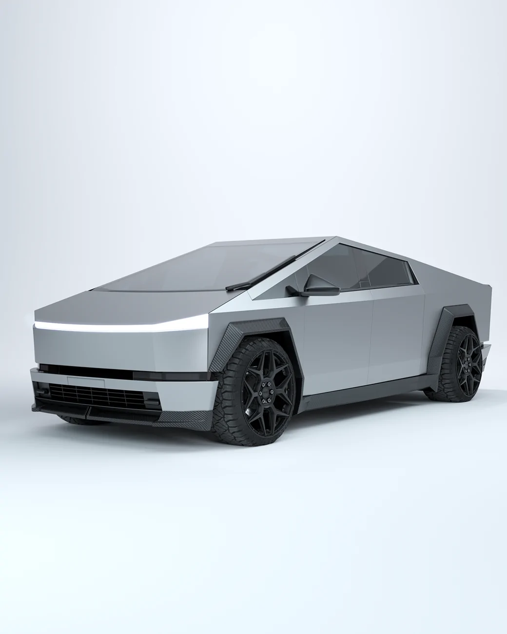 Tesla Cybertruck New: Carbon fiber body kit for Cybertruck by Renegade Design 17