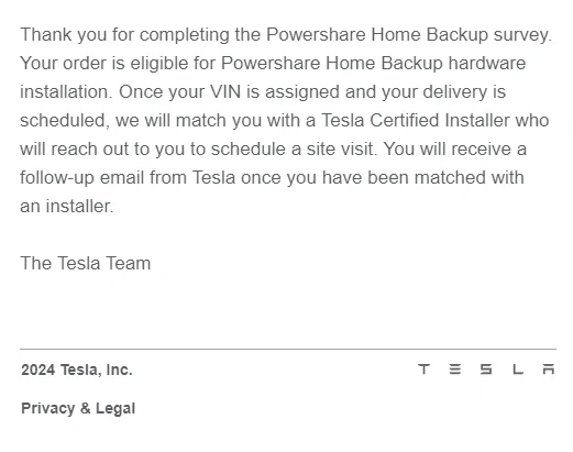 Tesla Roadster 2nd gen Powershare Home Backup Denial 1704922982016