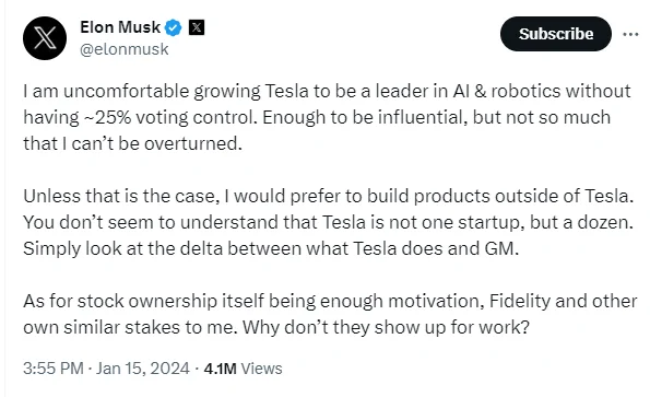 Tesla Roadster 2nd gen Judge Rules Against Elon's Pay Package [⚠️ ADMIN WARNING: NO POLITICS] 1706807160049