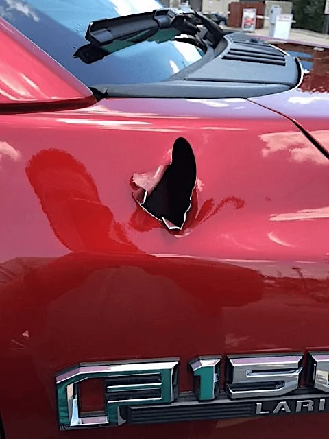 Tesla Cybertruck Quick Quack car wash track popped my tire! 1710371504071-i