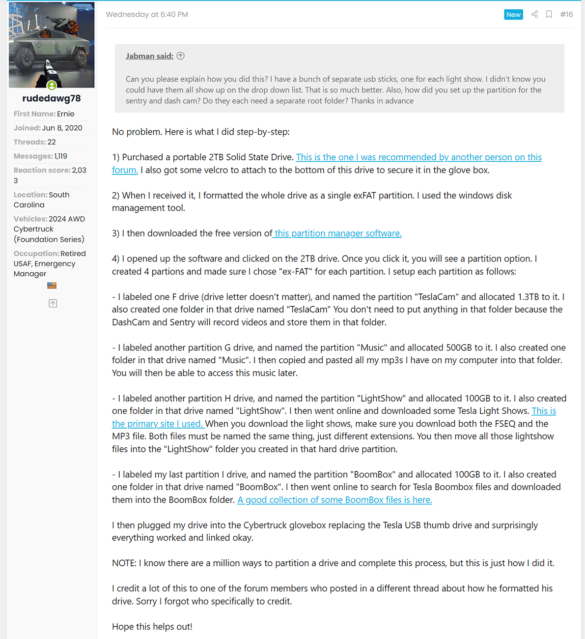 Tesla Roadster 2nd gen Partitioning SSD for Steam Games / Sentry / Dashcam / etc? 1721490809026-lo