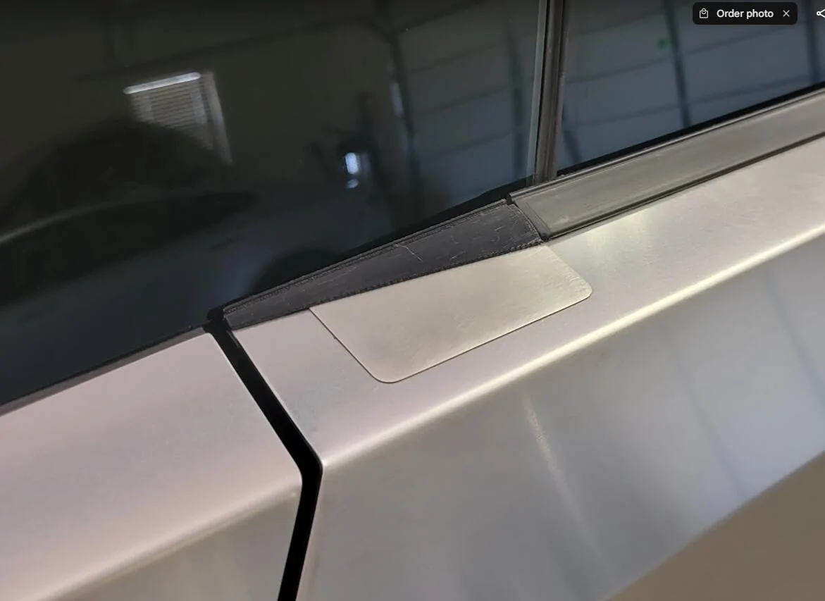 Tesla Cybertruck 3D Print Mirror Delete Covers (now printed in stainless steel) 1725849125962-id