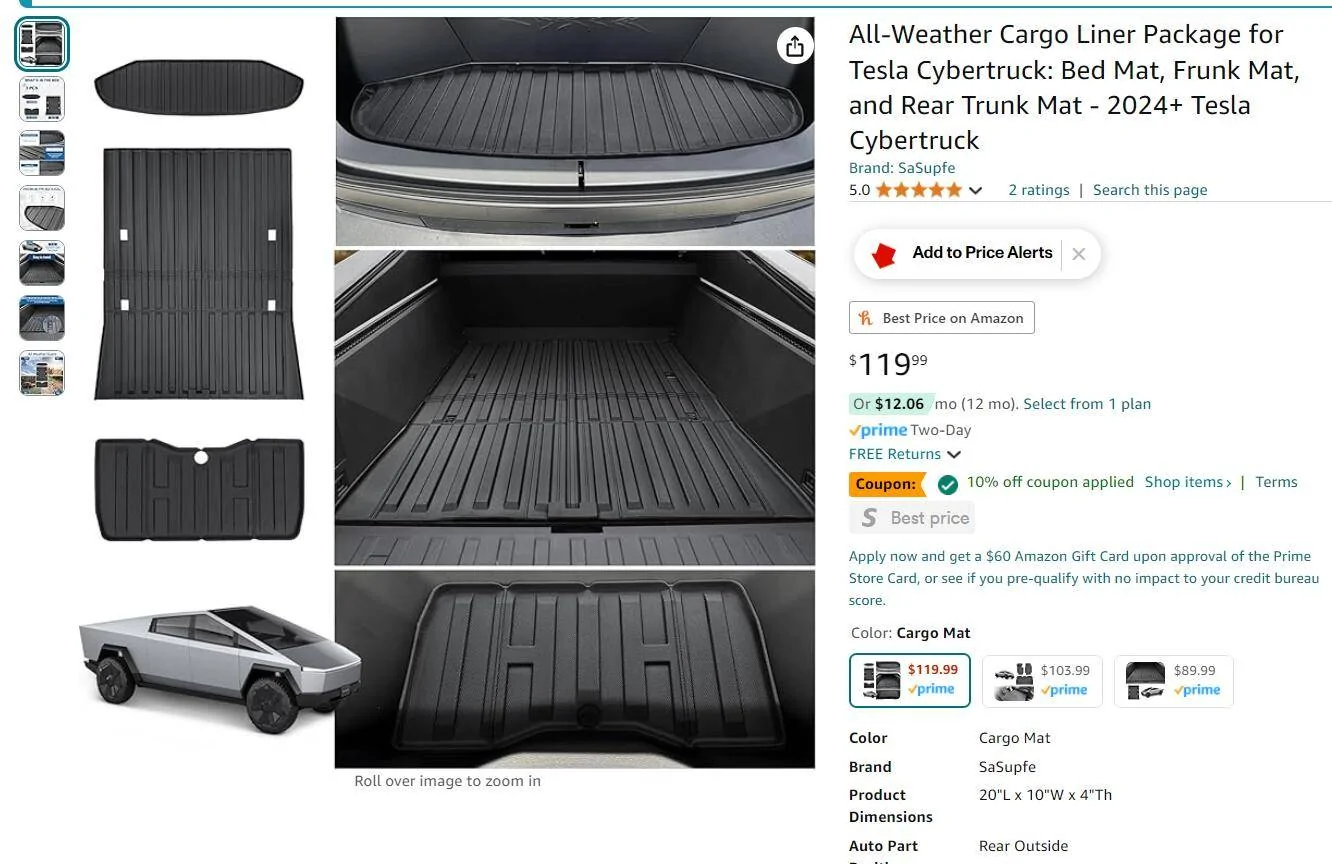 Tesla Roadster 2nd gen Bed Liner recommendations / experiences / reviews? 1726672039937-5j