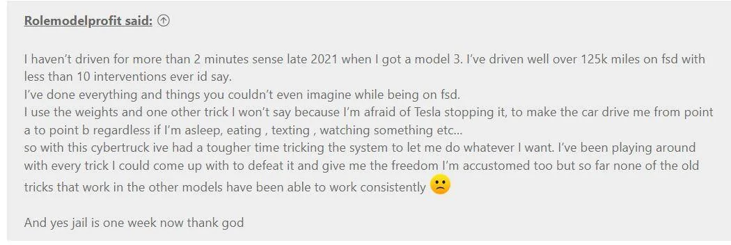 Tesla Roadster 2nd gen Kicked out of FSD NOT EVEN 1 WEEK!!! 1728736612552-2j
