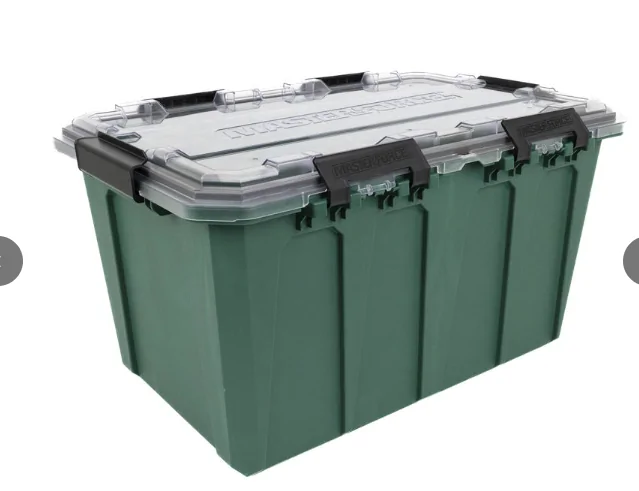 Tesla Roadster 2nd gen Husky Storage Containers fit nicely in Cybertruck bed 1741893328701-bl