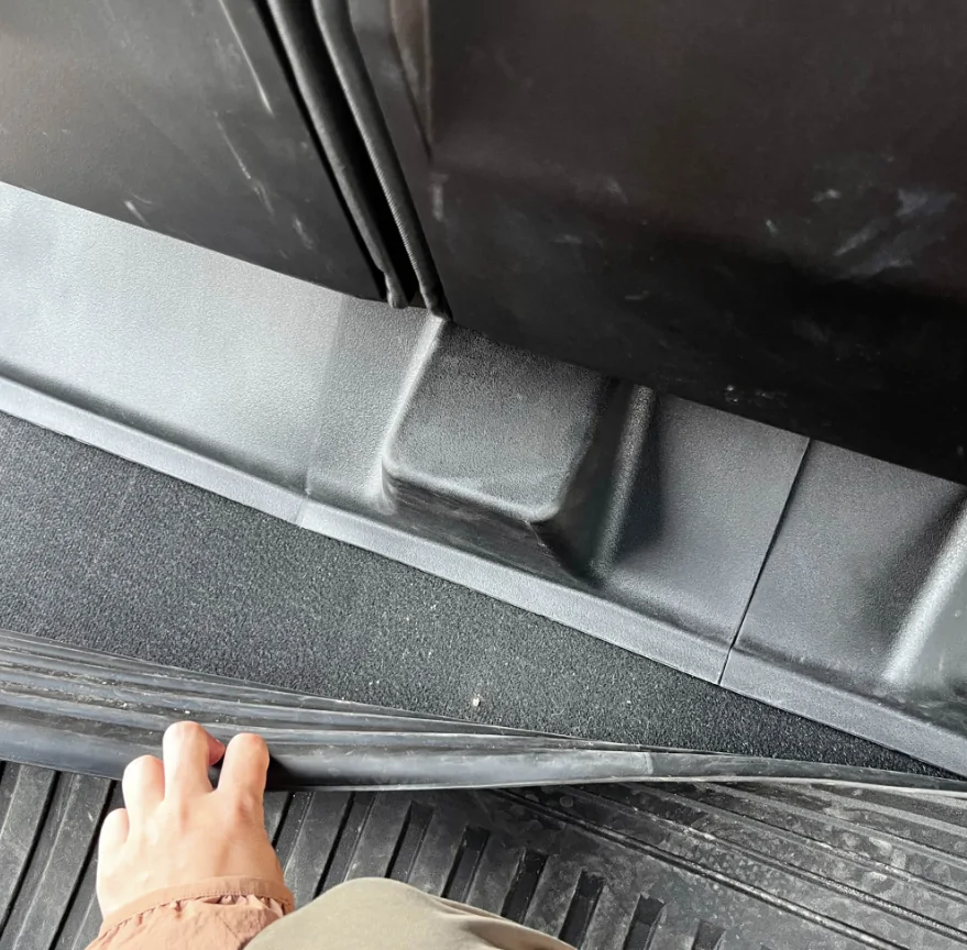 Tesla Cybertruck Protect the hidden zone: Rear Underseat Shield Now Available for Cybertruck [by Yeslak] 1754363856063-bz