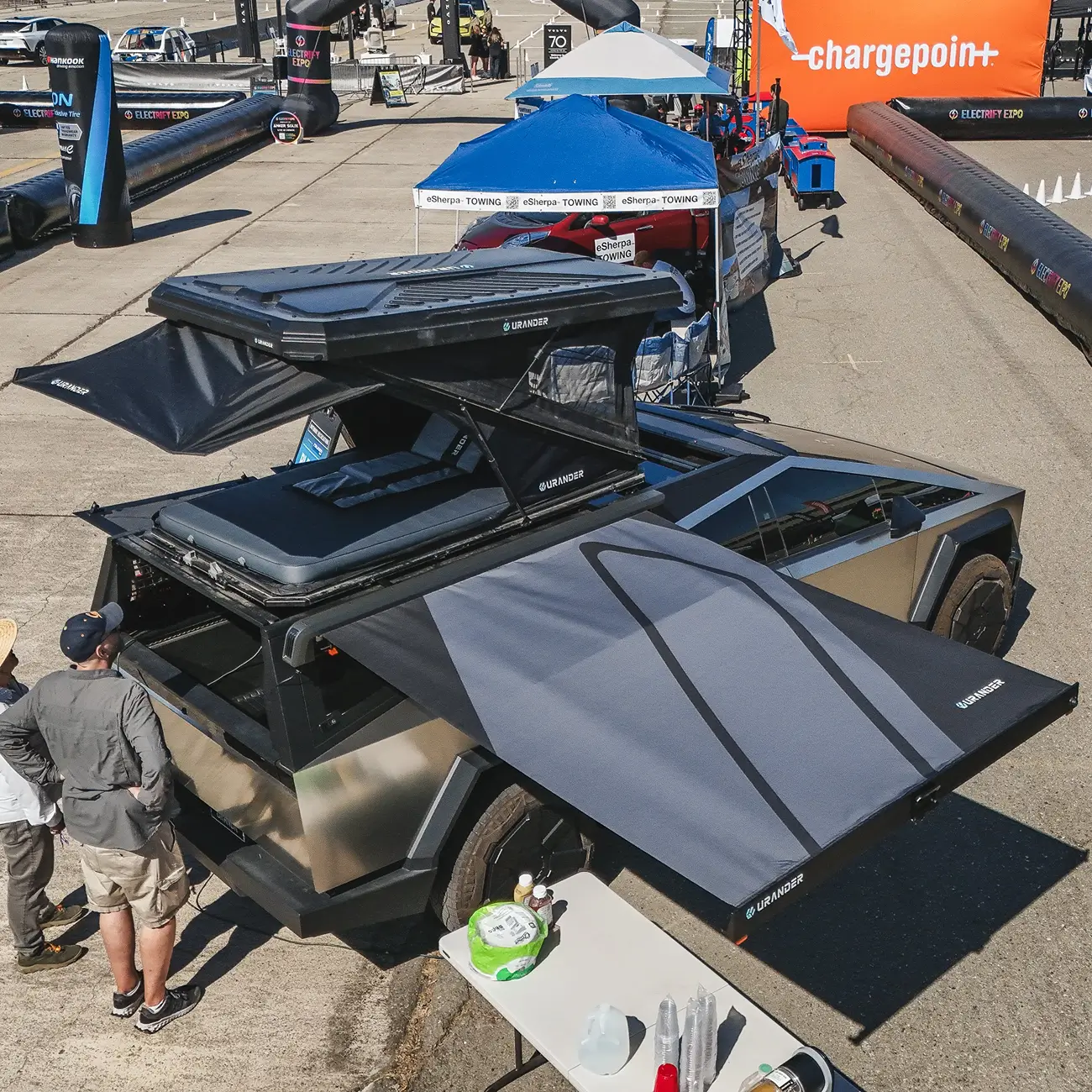 Tesla Cybertruck Introducing Urander CyberCamp Pano - 360° Panoramic Cybertruck Roof Top Tent RTT 1756978423389-n3
