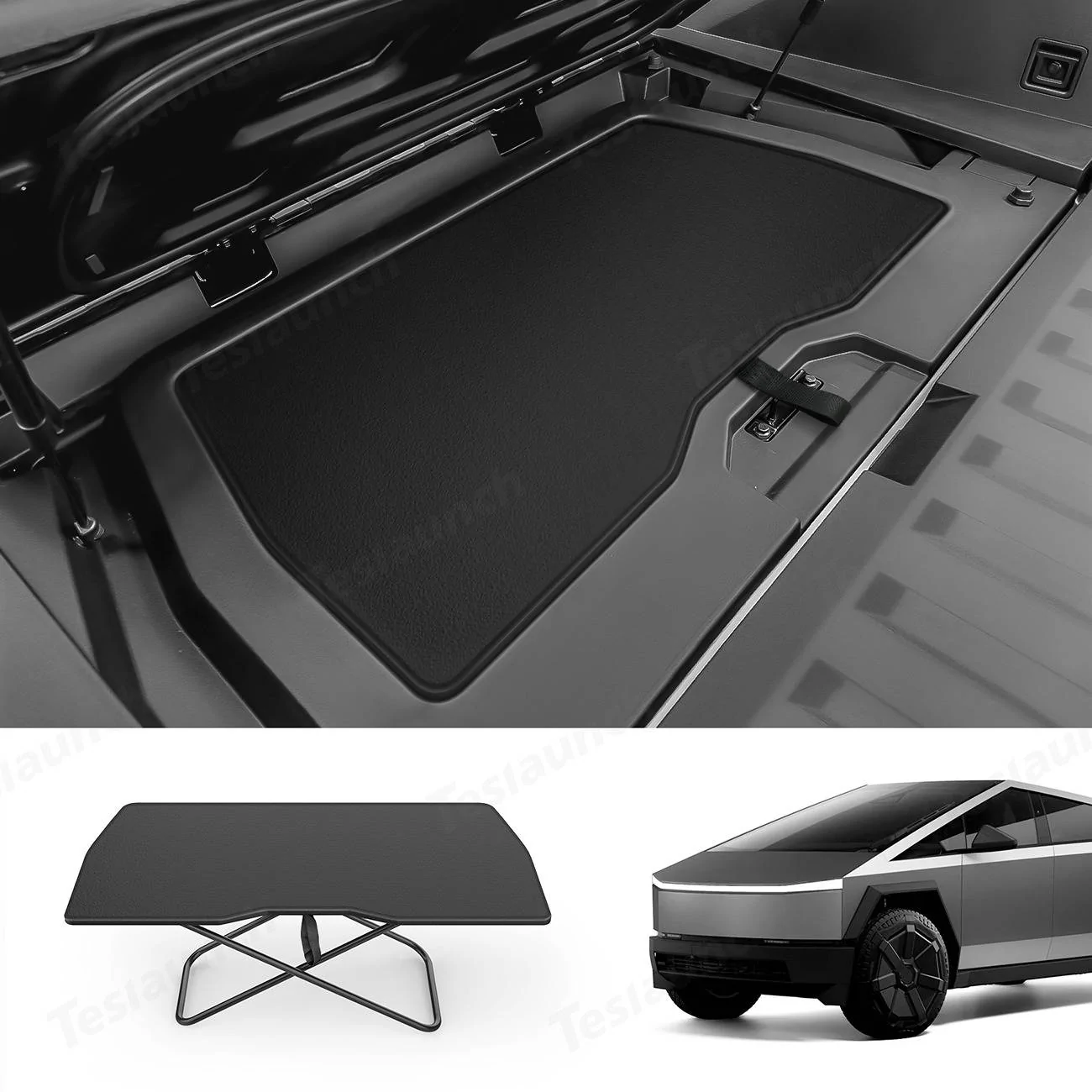 Tesla Cybertruck 🚀 Turn Your Cybertruck Trunk into a Camping Table! 🏕️ 2