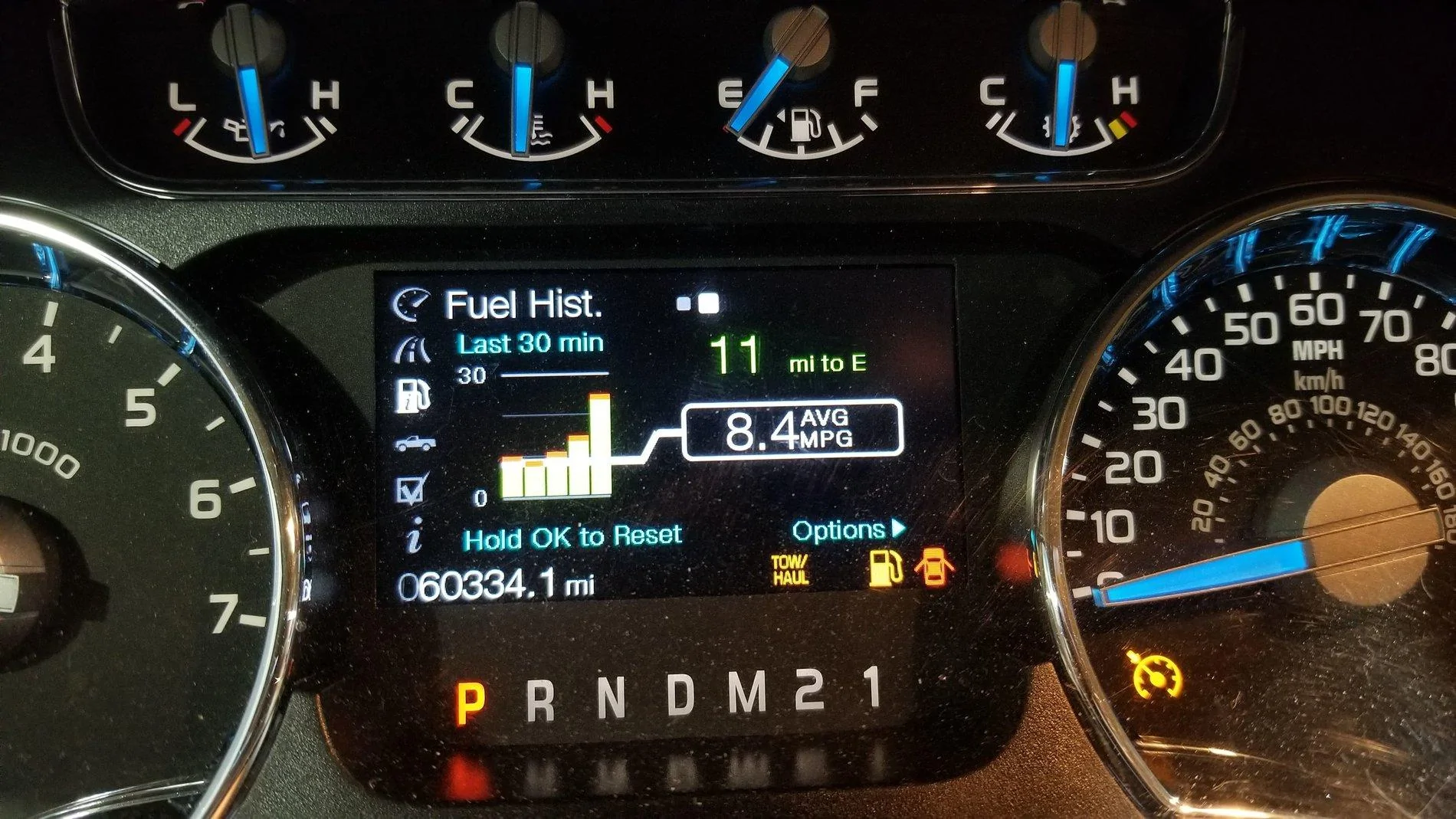 Tesla Roadster 2nd gen ICE Loss of Range While Towing 20200228_194146