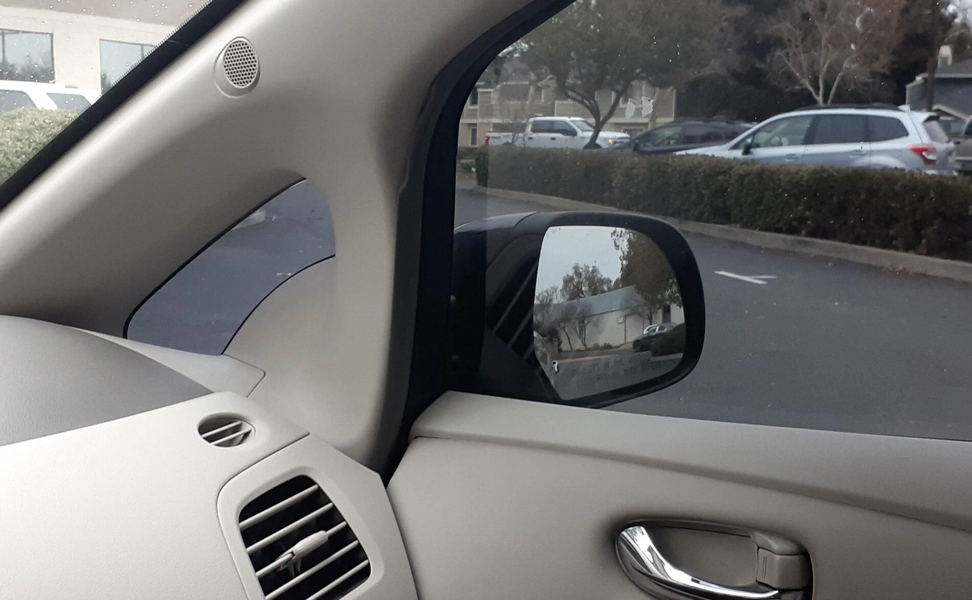 Tesla Roadster 2nd gen camera side mirror on leaf 20210126_183630