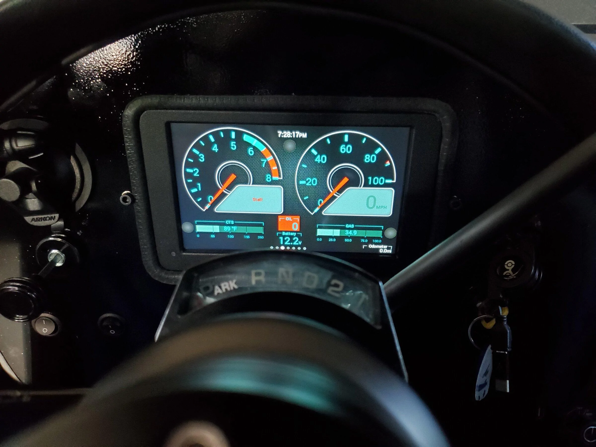 Tesla Roadster 2nd gen Bored? Check out the digital dash I installed... 20220528_192741[1]