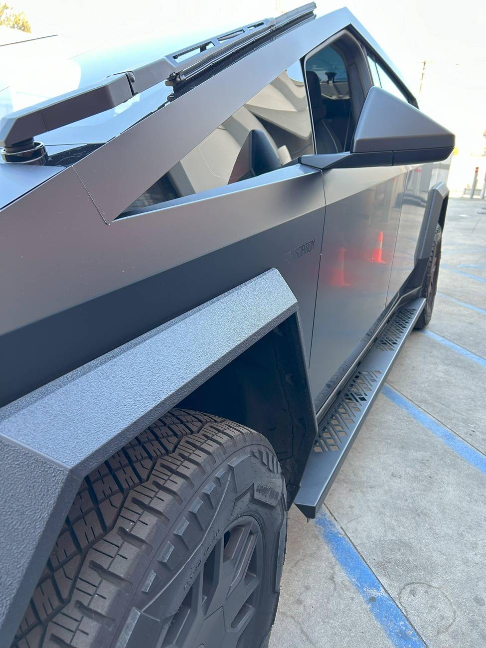 Tesla Cybertruck 🌟 Exclusive Offer: Free Installation on MOLLE Systems and Running Boards + 10% Off at StickerCity LA! 🌟 2024 2025 tesla cybertruck ct forum stickercity running boards step stands foot sliplo steprot...JPG