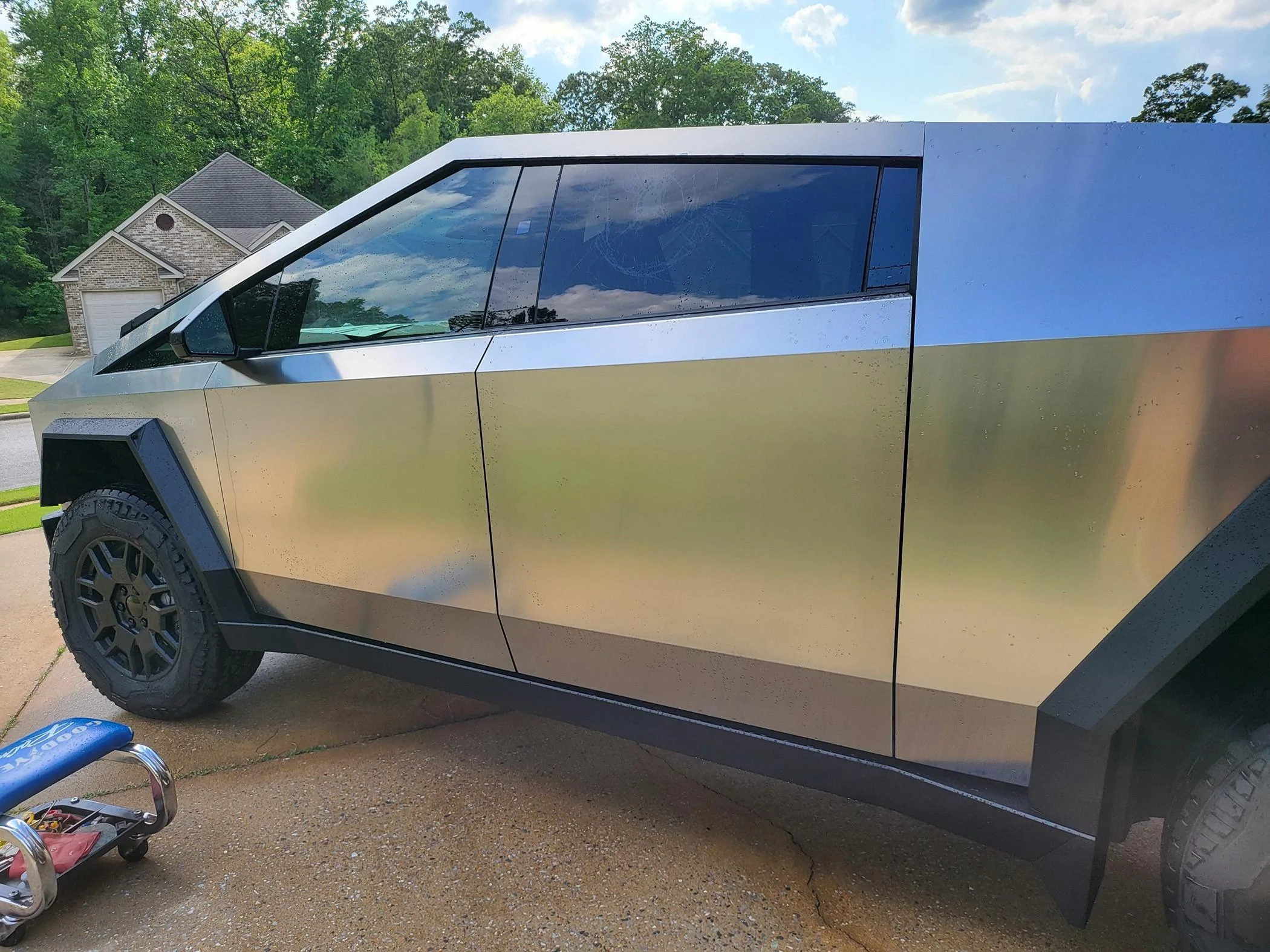Tesla Roadster 2nd gen ProTectaClear by EverBright Project! (Whipping that Ole'OCD!!) 20240427_161805