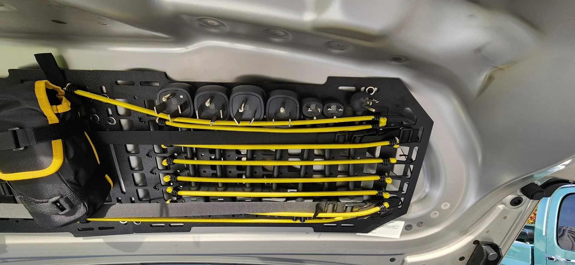 Tesla Roadster 2nd gen Frunk MOLLE Panel 20240730_183450