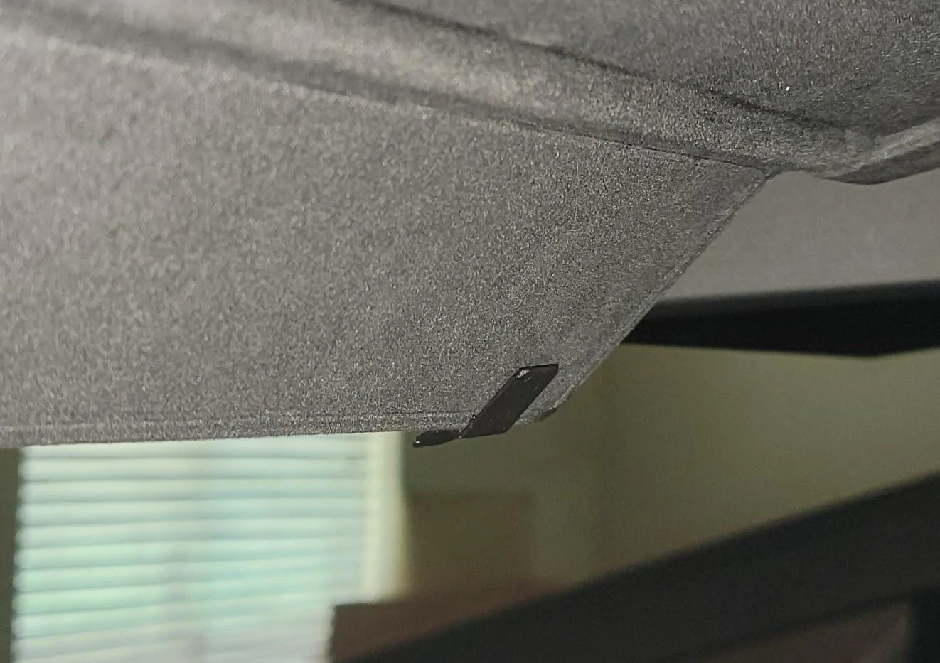 Tesla Roadster 2nd gen Sun Visor Extender Flip / Grab Tab (3D print) 20240822_084425