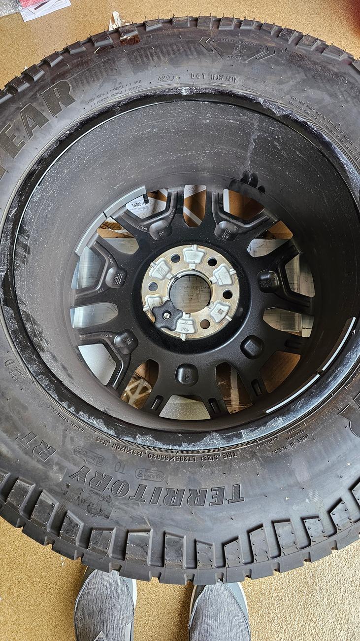 Tesla Cybertruck DIY built Baja Tire Rack 20240824_151231