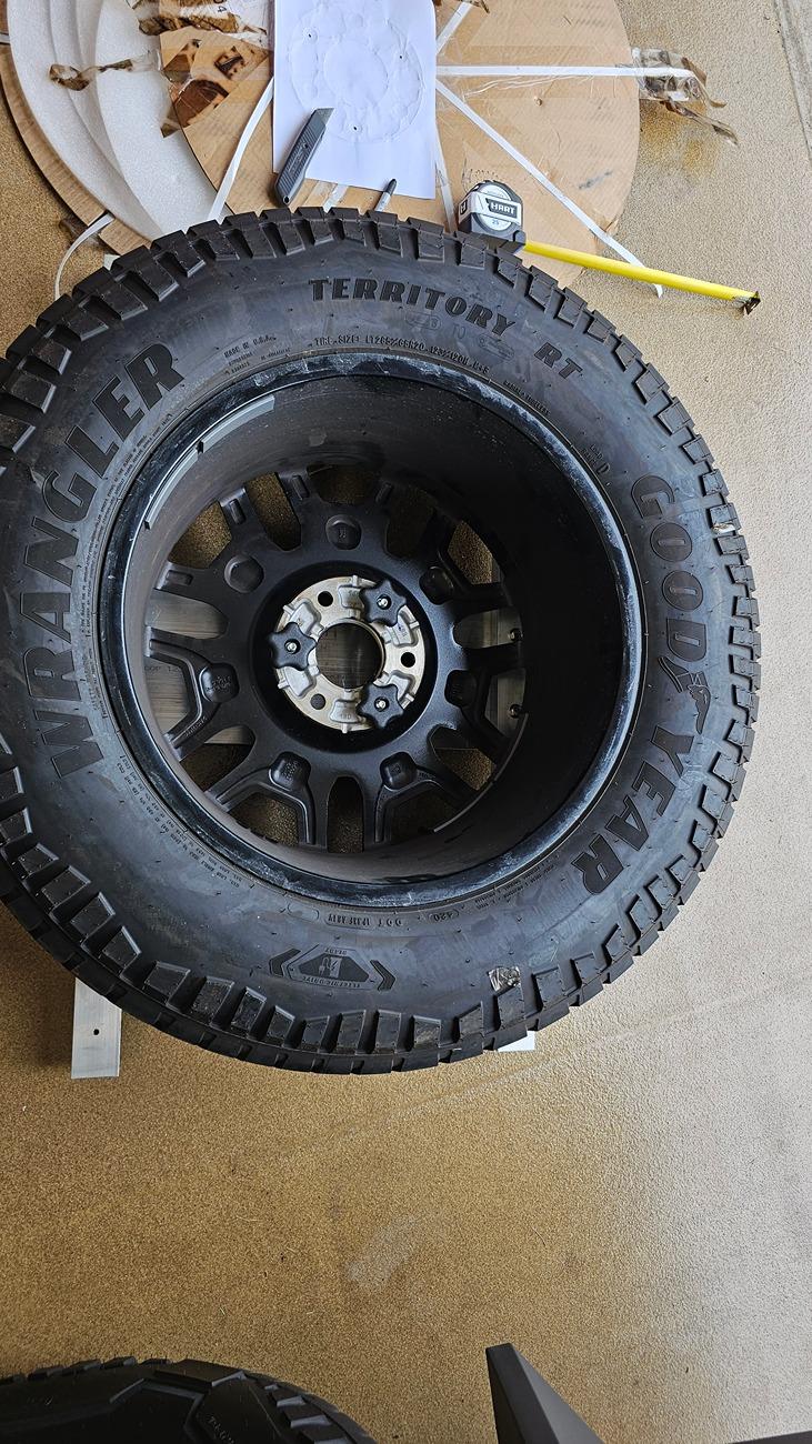 Tesla Cybertruck DIY built Baja Tire Rack 20240824_163315