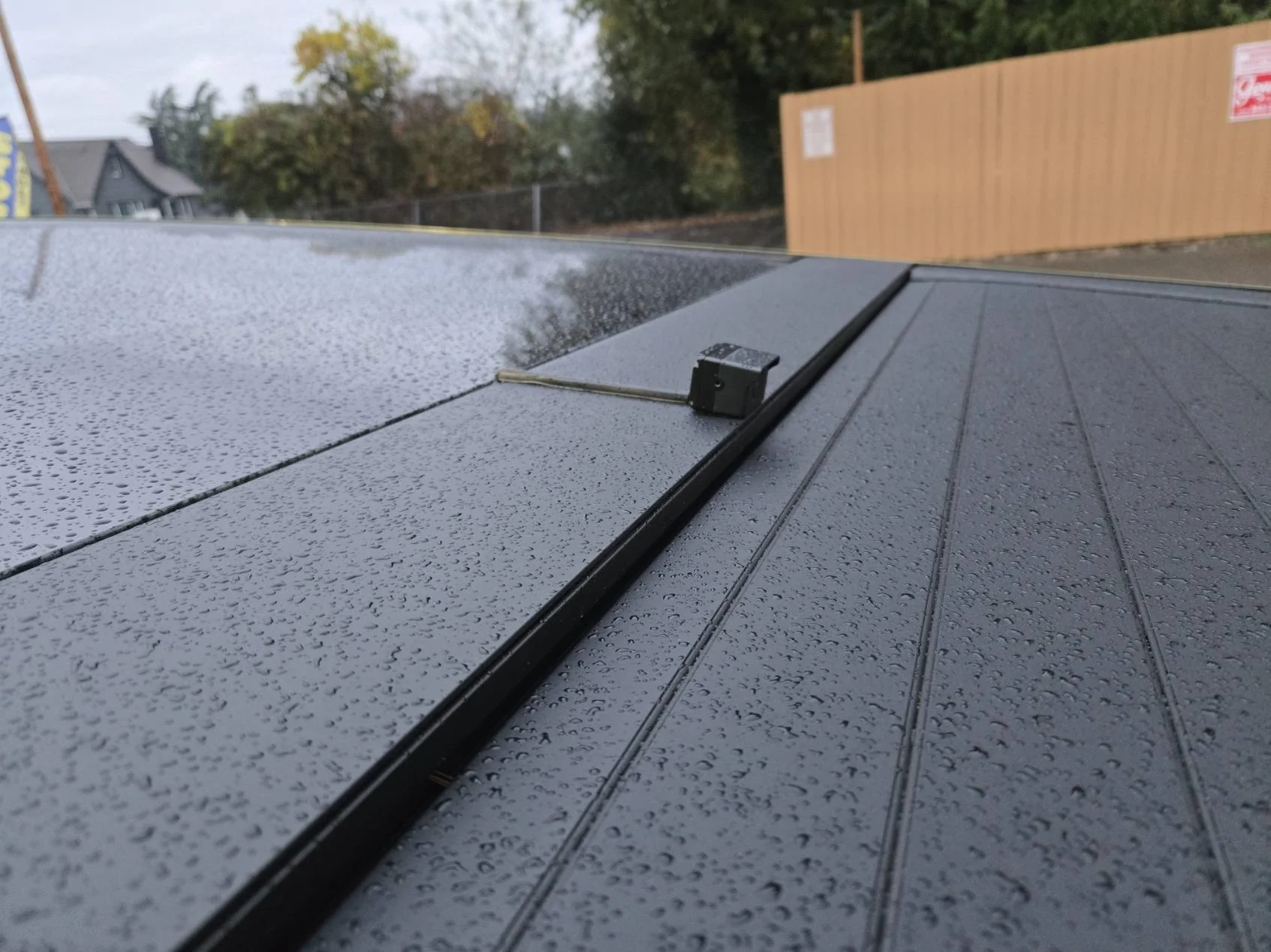 Tesla Cybertruck CyberTruck's Toy Rear View Mirror replaced with Camera Mirror. 20241109_162558