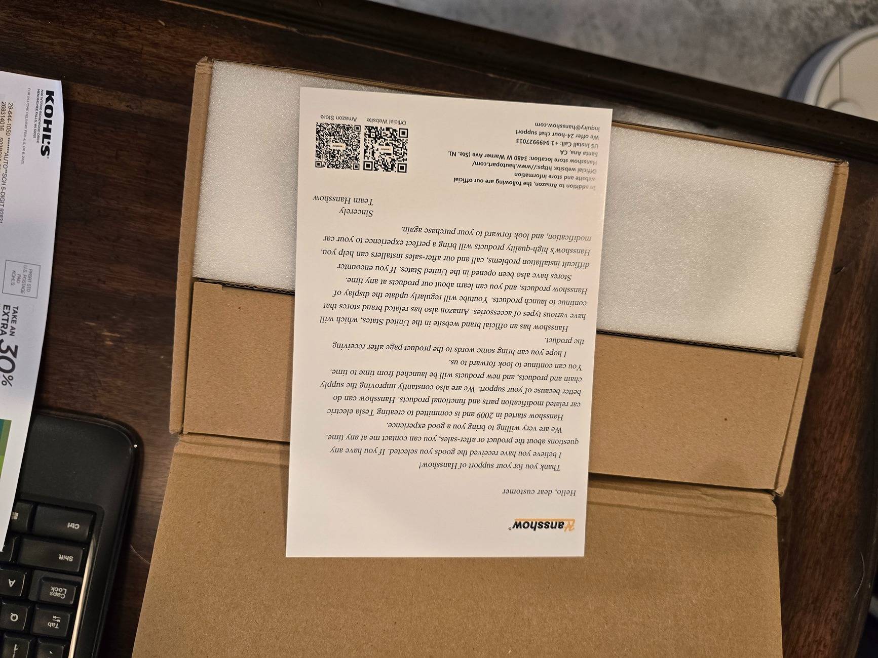 Tesla Cybertruck FS NIB Hansshow Cybertruck rearview mirror kit 20250213_115733