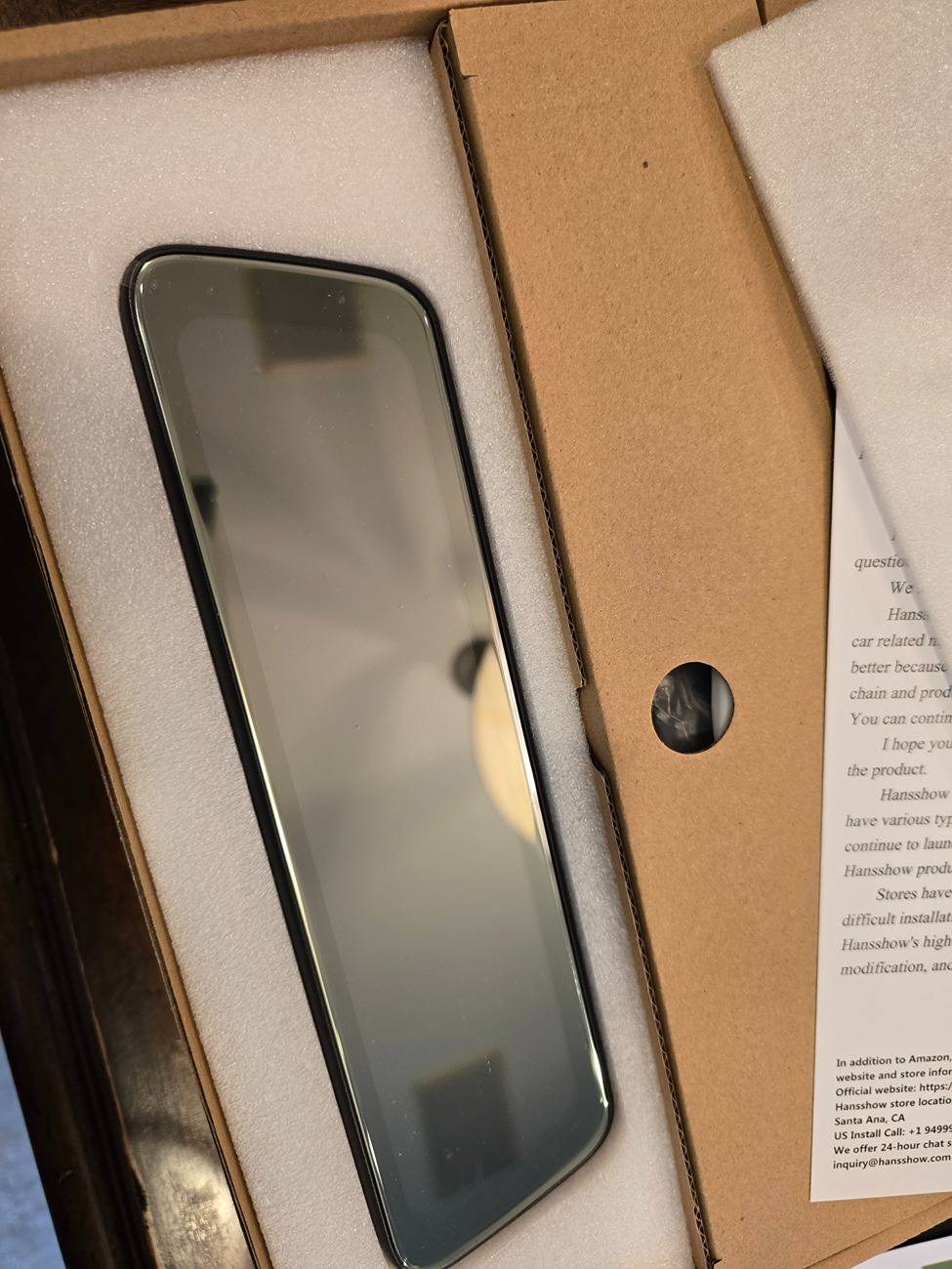 Tesla Cybertruck FS NIB Hansshow Cybertruck rearview mirror kit 20250213_115753