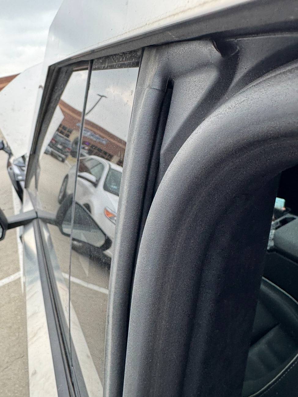 Tesla Cybertruck Leaky Window Seals 20250401_185645702.JPG