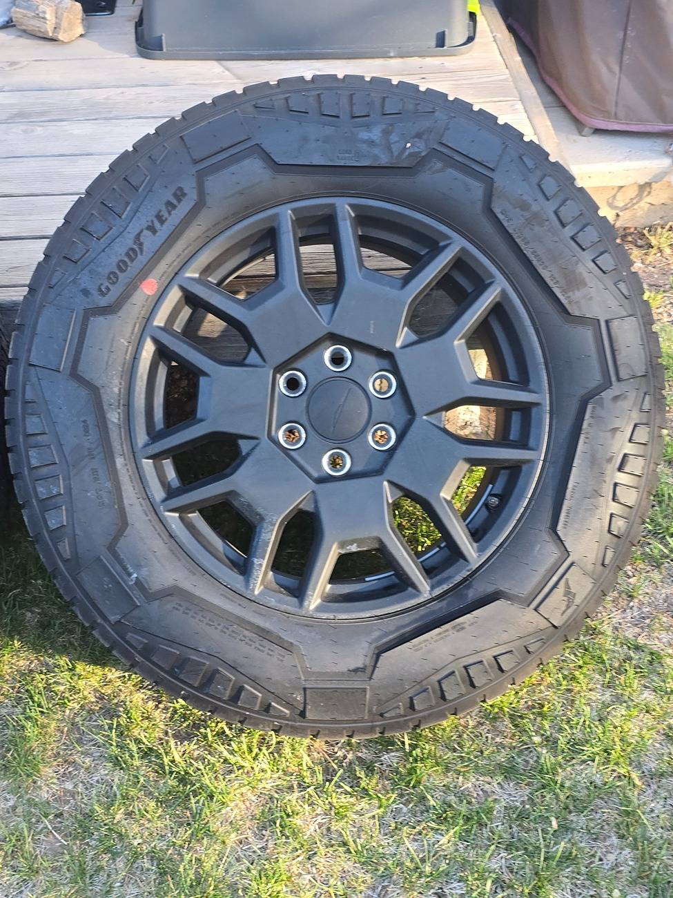 Tesla Cybertruck WTS Cyberwheels and Tires $1400 20250516_185909