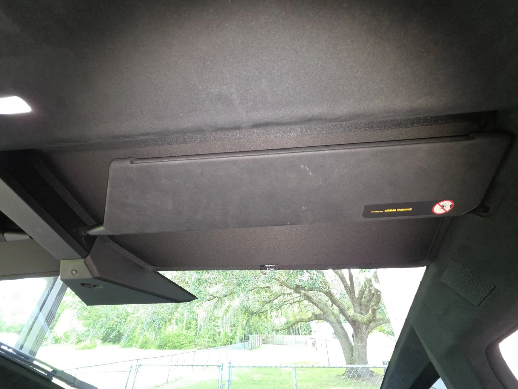 Tesla Roadster 2nd gen Sun visor from amazon 20250615_164026