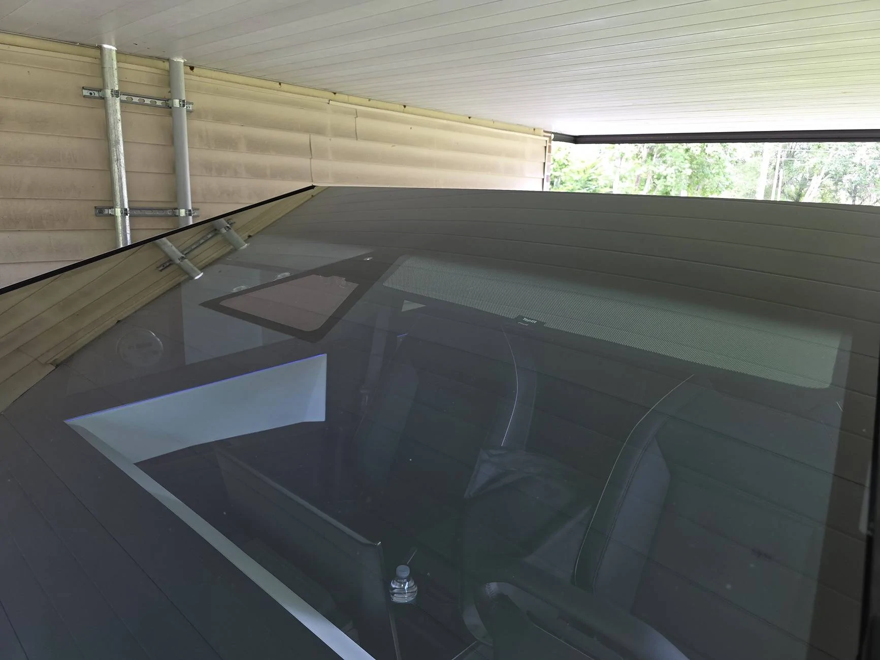 Tesla Roadster 2nd gen These upper windshield sun shades are awesome 20250615_164359