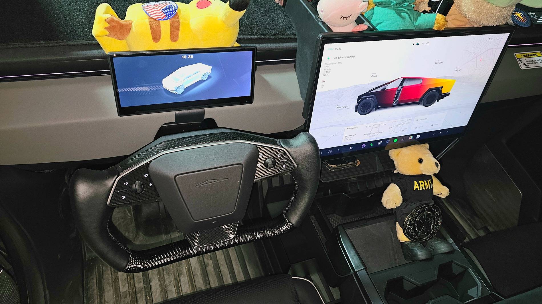 Tesla Cybertruck Cybertruck YOKE is Here! Click Below🫡 20250626_193658