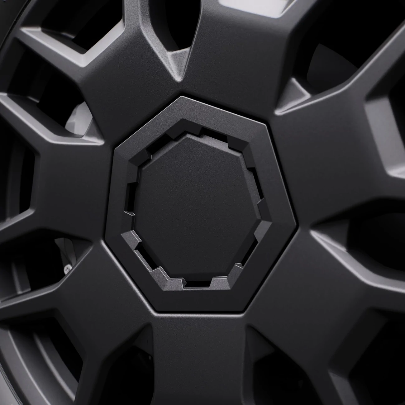 Tesla Cybertruck OEM Cyber Wheel Cap Kit now available in Tesla Shop 2030204-00-A_5_2000