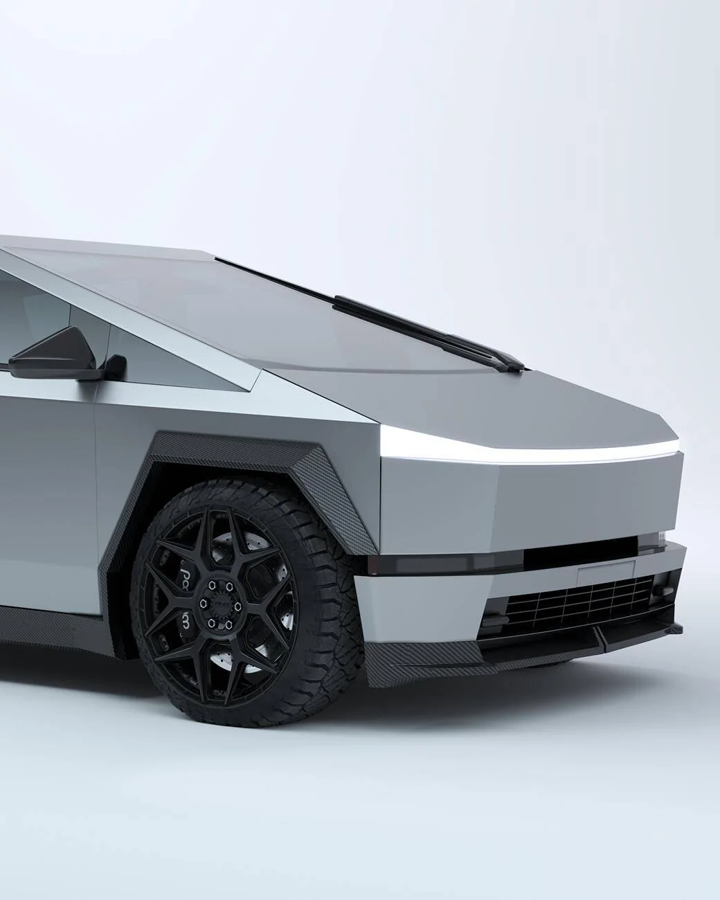 Tesla Cybertruck New: Carbon fiber body kit for Cybertruck by Renegade Design 23