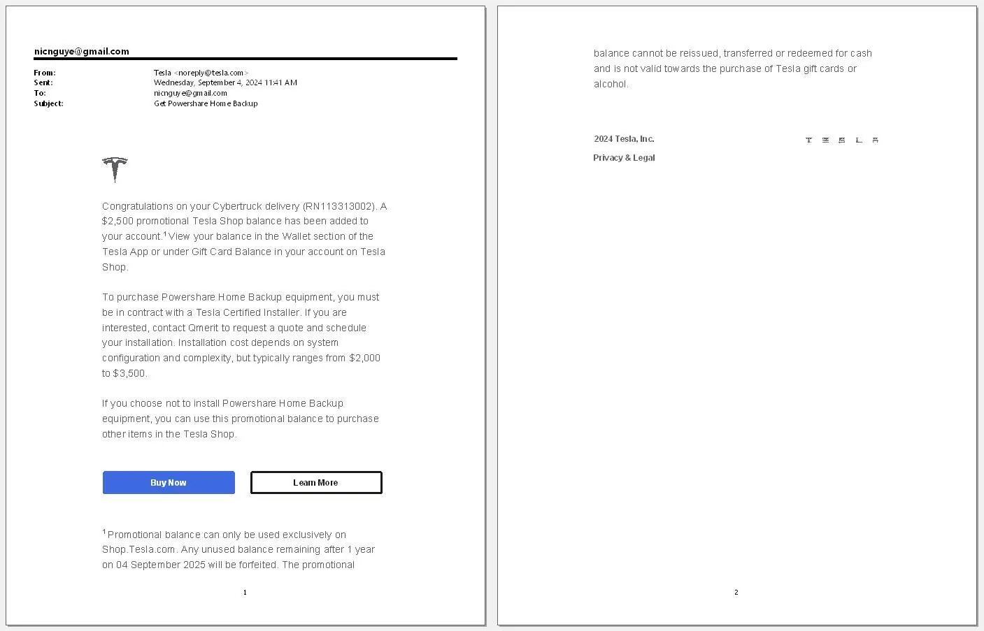 Tesla Roadster 2nd gen POLL: $2500 PowerShare store credit or voucher? Which is true? 2500 USD voucher