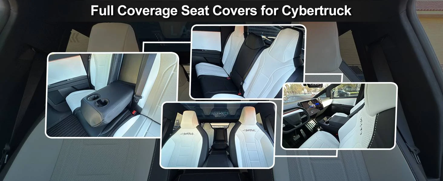 Tesla Cybertruck New Cybertruck Interior-Nappa Leather Seat Covers  3