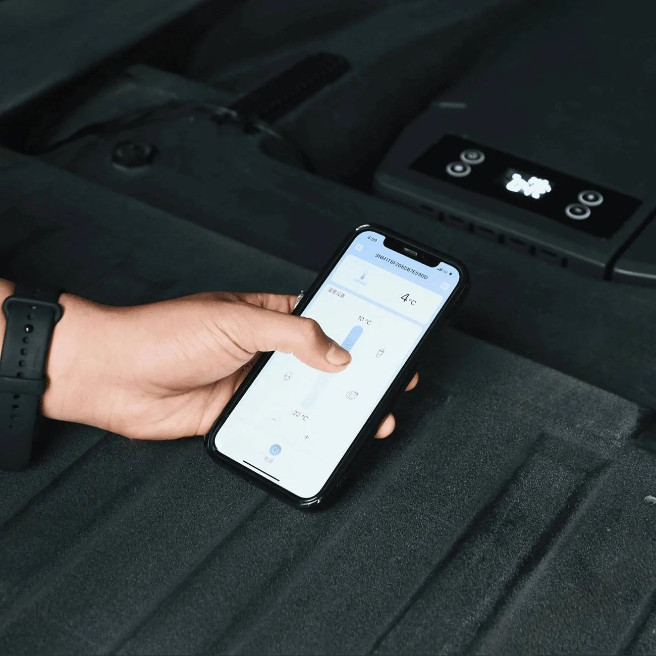 Tesla Cybertruck [Pre-sale Launch | Limited ] Cybertruck-Specific 25L Smart Bedside Cooler, Ultimate Cooling Performance for Your Adventure (INAGOTAR) 5