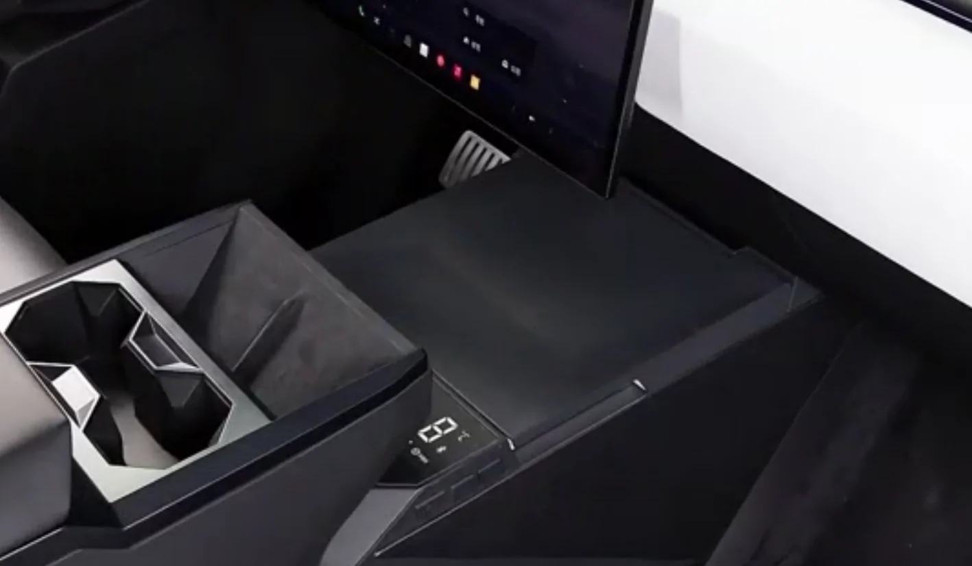 Tesla Cybertruck Center Console Floor Refrigerator for Cybertruck! By [CyberGear] 52ed705e873bf0b722dbbfafa93708d