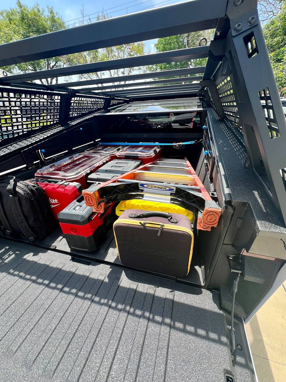 Tesla Roadster 2nd gen Cybertruck bed with 6'-0" ladder 6' Ladder 4