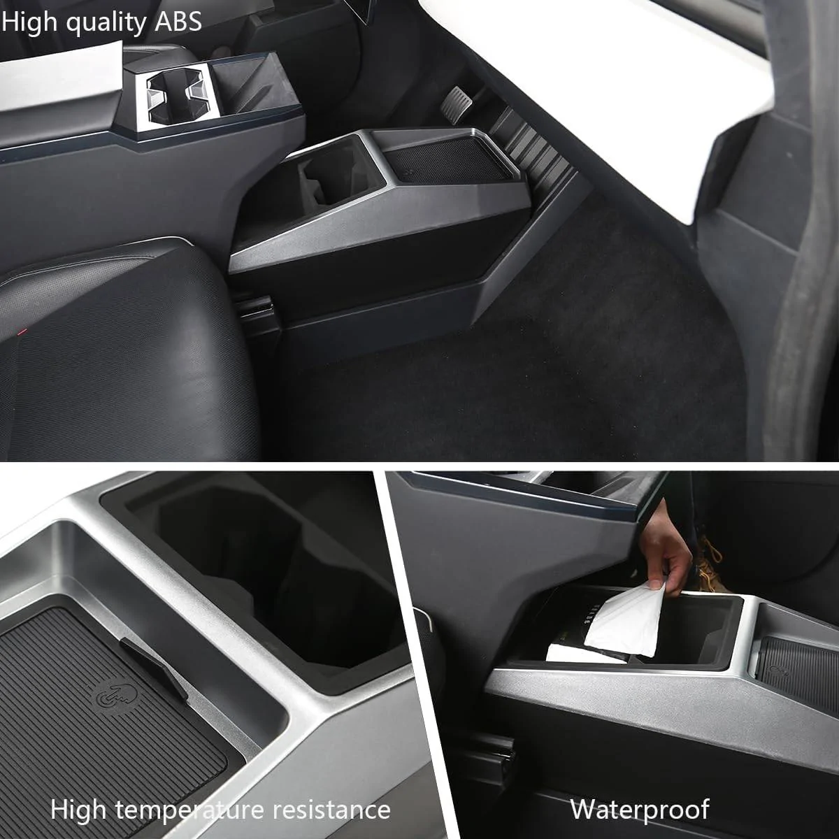 Tesla Cybertruck [INAGOTAR] Cybertruck Center Console Multifunction Storage Box - Price Slashed by $50! 💥🚗 6175cDT9stL._AC_SL1200_