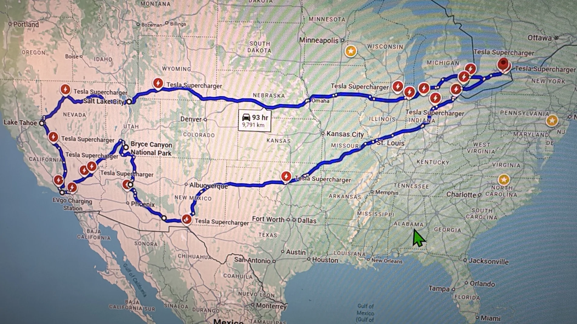 Tesla Cybertruck Trip from Toronto across USA to Tesla Diner and back 63E4BD1E-691B-42FC-9510-3541EBFC532D